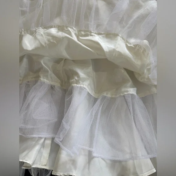 Steppin' Out Dress formal prom wedding homecoming size 11/12 ivory - Picture 15 of 16